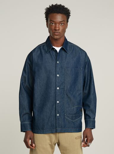 Long Pocket Boxy Fit Shirt